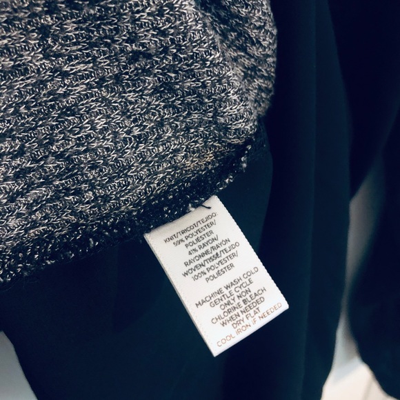 [LOFT] BNWOT Two-Tone Sweater Top - Picture 6 of 6